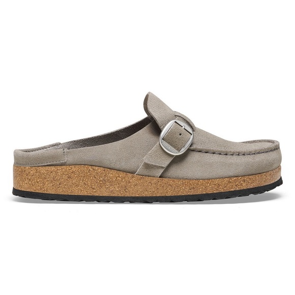 Birkenstock | Buckley Suede Corduroy Clog Womens Size 38 US 7 Gray - Picture 5 of 13